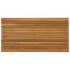 vidaXL Piano del tavolo 110 x 55 x 3,5 cm Rettangolare Naturale
