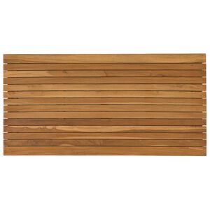 vidaXL Piano del tavolo 110 x 55 x 3,5 cm Rettangolare Naturale