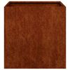 vidaXL Fioriera Arrugginita 40x40x40 cm in Acciaio Corten