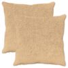 vidaXL Federa 2 pz HEERLEN Crema 80 x 80 cm