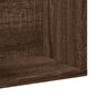 vidaXL Armadietto a Muro Rovere Marrone 75x18x16,5cm Legno Multistrato