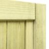 vidaXL Cancello da Giardino in Legno di Pino Impregnato 125x100 cm