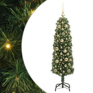 vidaXL Albero di Natale artificiale con 150 LED Verde 120 cm