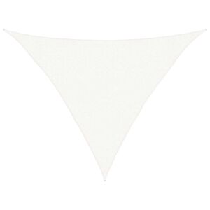 vidaXL Vela Parasole 160 g/m&sup2; Bianca 3x3x4,2 m in HDPE