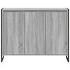 vidaXL Mobile laterale Grigio Sonoma 96,5 x 30 x 75 cm