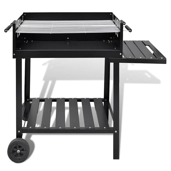 vidaXL Supporto per BBQ a Carbonella con 2 Ruote