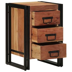 vidaXL Armadio da Notte 40 x 40 x 59 cm Legno di Acacia Massello