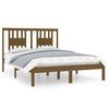 vidaXL Giroletto senza Materasso Ambra in Legno Massello 120x200 cm