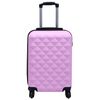 vidaXL Set Valigie Trolley a Custodia Rigida 2 pz Rosa in ABS
