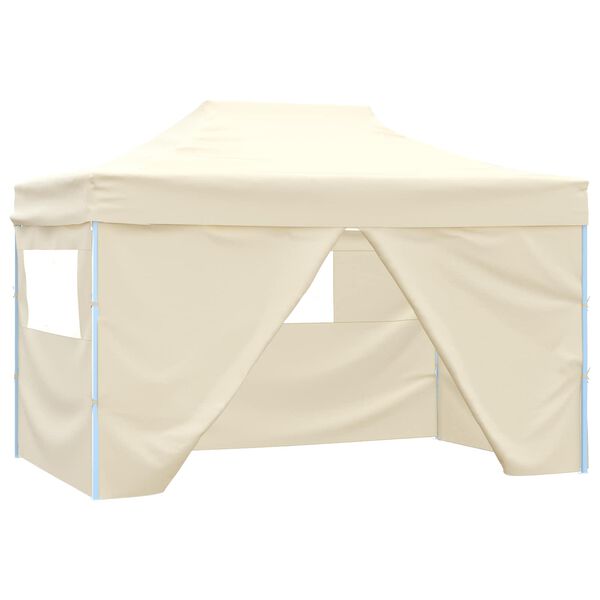 vidaXL Tenda Party Crema 291 x 431 x 315 cm Tessuto Oxford