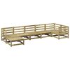 vidaXL Set Divani da Giardino 7 pz in Legno Impregnato di Pino
