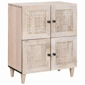 vidaXL Credenza Bianco Sbiancato 60 x 33 x 75 cm