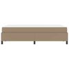 vidaXL Struttura del letto Cappuccino 120 x 200 cm Tessuto
