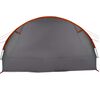 vidaXL Tenda a tunnel con tetto Grigio e arancione 778 x 356 x 210 cm