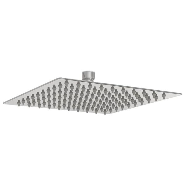 vidaXL Testa Doccia a Pioggia in Acciaio Inox 304 20x20 cm Quadrata