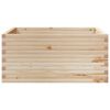 vidaXL Fioriera da Giardino 100x100x46 cm in Legno Massello di Pino