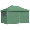 vidaXL Tendone per Feste Pieghevole Pop-Up con 4 Pareti Verde