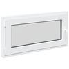 vidaXL Finestra per Soffitta RISOR 100 x 50 cm PVC e Vetro Bianco