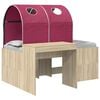vidaXL Letto con Tunnel 3 pz Rovere Sonoma e Rosso