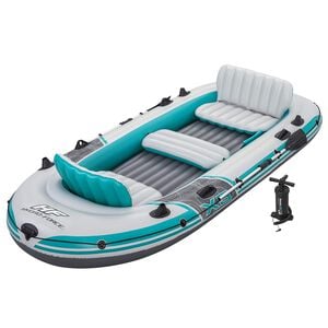 Bestway Gommone gonfiabile Grigio e Bianco 3,64 x 1,66 m PVC