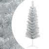 vidaXL Albero di Natale Artificiale Sottile 150 cm PVC e Acciaio
