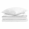 vidaXL Duvet 2-in-1 con cuscino 2 pcs Bianco Piuma d'anatra