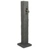 vidaXL Tanker da giardino Antracite 26 x 26 x 98 cm PE