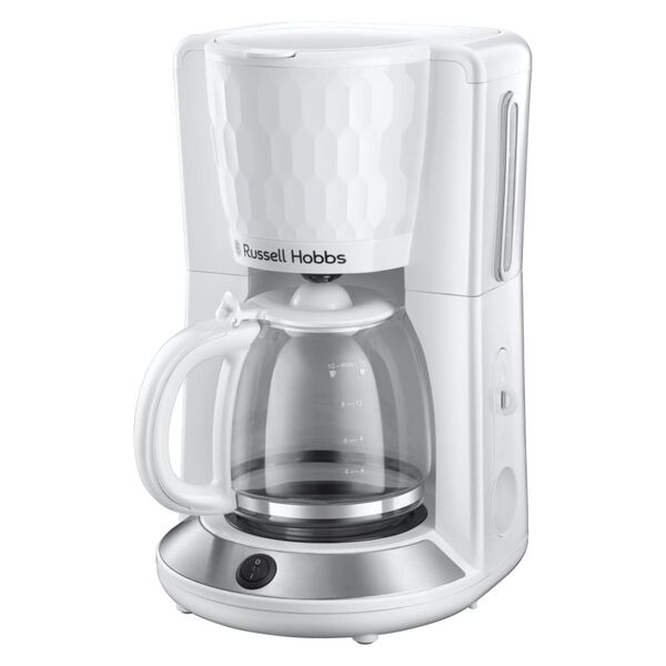 Russell Hobbs Macchina per Caff&egrave; Honeycomb Bianca