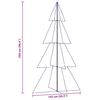 vidaXL Albero di Natale a Cono 360 LED per Interni Esterni 143x250 cm