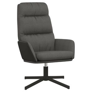 vidaXL Poltrona Relax Grigio Scuro in Tessuto