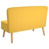 vidaXL Divano in Tessuto 117x55,5x77 cm Giallo