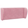 vidaXL Orecchia della Testata Rosa 40 x 23 x 6 cm Velluto