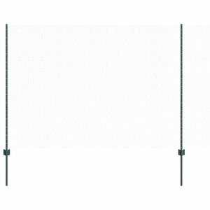 vidaXL Recinzione esagonale con palo 100 x 1,6 m Verde Rete