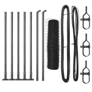 vidaXL Palo della recinzione Grigio