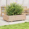 vidaXL Fioriera da Giardino 90x60x26,5 cm in Legno Massello di Pino