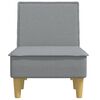vidaXL Chaise Longue in Tessuto Grigio Chiaro