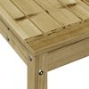 vidaXL Tavolo Invaso con Ripiano 108x35x75 cm Legno Impregnato di Pino