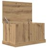vidaXL Scatola Portaoggetti Artigianale 70x40x38 cm Legno Multistrato