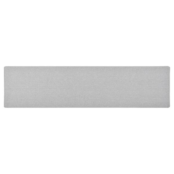 vidaXL Tappeto Corsia Grigio Chiaro 50x200 cm