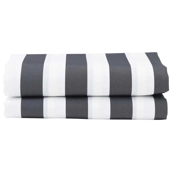 vidaXL Sostituzione Tenda da sole Antracite e Bianco 1000 x 160 cm