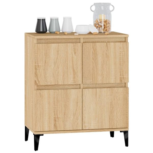 vidaXL Credenza Rovere Sonoma 60x35x70 cm in Legno Multistrato