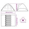 vidaXL Tenda Familiare a Cupola 6 Persone Arancione Impermeabile
