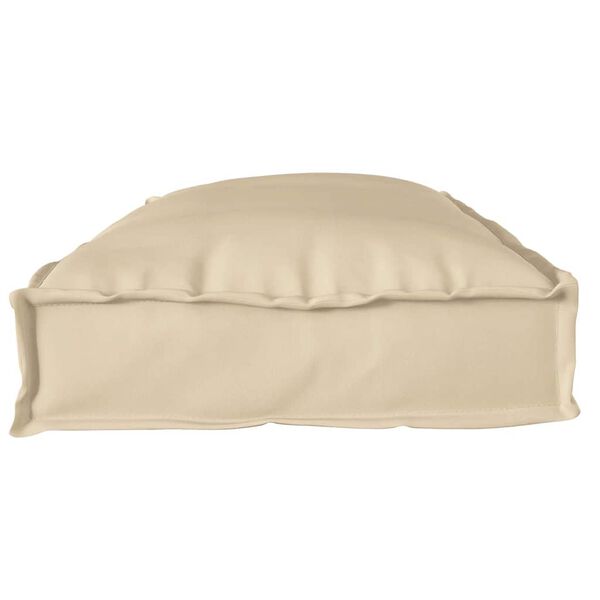 vidaXL Cuscino Beige 100 x 40 x 8 cm Tessuto Oxford