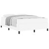 vidaXL Struttura del letto con materasso Bianco 160 x 200 cm Tessuto