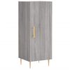 vidaXL Credenza Grigio Sonoma 34,5x34x90 cm in Legno Multistrato