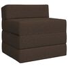 vidaXL Divano Letto Pieghevole Tortora 200 x 70 x 15 cm Tessuto