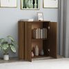 vidaXL Credenza Rovere Marrone 60x30x75 cm in Legno Multistrato