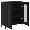 vidaXL Credenza Rovere Nero 69,5 x 34 x 90 cm