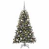 vidaXL Albero di Natale artificiale con 150 LED Verde 150 cm