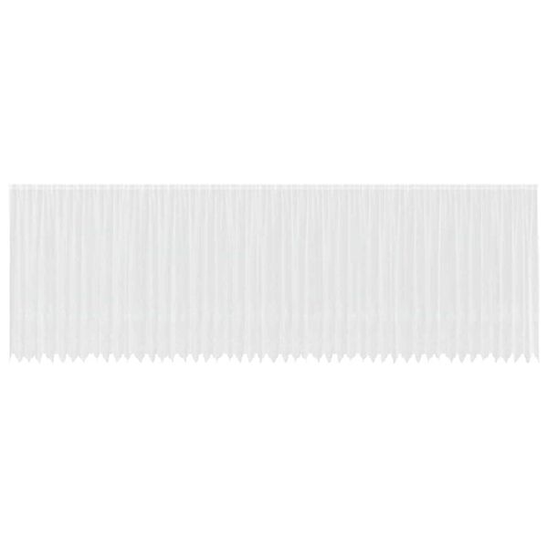 vidaXL Tenda in Pizzo con tende Bianco 220 x 1200 cm Poliestere